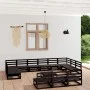 Juego de muebles de jardín 14 piezas madera maciza de pino de , Conjuntos de jardín - Ref: Foro24-3076198, Precio: 996,66 €, ...