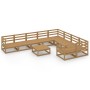 Juego de muebles de jardín 10 piezas madera maciza de pino de , Conjuntos de jardín - Ref: Foro24-3075992, Precio: 719,13 €, ...