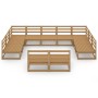 Juego de muebles de jardín 11 piezas madera maciza de pino de , Conjuntos de jardín - Ref: Foro24-3076172, Precio: 770,21 €, ...