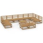 Juego de muebles de jardín 13 piezas madera maciza de pino de , Conjuntos de jardín - Ref: Foro24-3076187, Precio: 895,56 €, ...