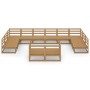 Juego de muebles de jardín 12 piezas madera maciza de pino de , Conjuntos de jardín - Ref: Foro24-3076222, Precio: 818,11 €, ...