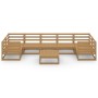 Juego de muebles de jardín 8 piezas madera maciza de pino de , Conjuntos de jardín - Ref: Foro24-3076257, Precio: 517,81 €, D...