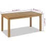 Mesa de centro de teca 90x50x45 cm de vidaXL, Mesas de centro - Ref: Foro24-43253, Precio: 125,44 €, Descuento: %