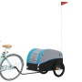 Remolque para bicicleta hierro negro y azul 45 kg de , Remolques para bicicletas - Ref: Foro24-94128, Precio: 73,66 €, Descue...