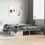 Estructura de cama de metal con cabecero blanco 183x213 cm de , Camas y somieres - Ref: Foro24-373745, Precio: 101,87 €, Desc...