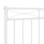 Cabecero de metal blanco 75 cm de , Cabeceros y pies de cama - Ref: Foro24-373766, Precio: 21,49 €, Descuento: %