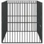 Corralito para perros con 4 paneles acero galvanizado negro en Casetas para perros | Comprar online en Foru.es