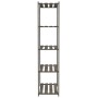 Estantería de 5 niveles madera maciza pino gris 80x38x170 cm de , Estanterías industriales - Ref: Foro24-373385, Precio: 60,7...