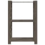 Estantería de 3 niveles madera maciza pino gris 60x38x90 cm de , Estanterías industriales - Ref: Foro24-373387, Precio: 44,58...