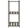 Estantería de 3 niveles madera maciza pino gris 60x38x90 cm de , Estanterías industriales - Ref: Foro24-373387, Precio: 44,58...