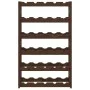 Botellero para 30 botellas madera maciza de pino marrón by , Wine racks - Ref: Foro24-373391, Price: 51,70 €, Discount: %