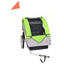 Remolque para bicicletas gris y verde 30 kg de vidaXL, Remolques para bicicletas - Ref: Foro24-91374, Precio: 174,00 €, Descu...
