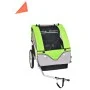 Remolque para bicicletas gris y verde 30 kg de vidaXL, Remolques para bicicletas - Ref: Foro24-91374, Precio: 168,12 €, Descu...