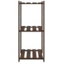 Estantería de 3 niveles madera maciza pino marrón 60x38x90 cm de , Estanterías industriales - Ref: Foro24-373398, Precio: 45,...