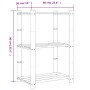 Estantería de 3 niveles madera maciza pino marrón 60x38x90 cm de , Estanterías industriales - Ref: Foro24-373398, Precio: 45,...