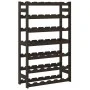 Botellero para 42 botellas madera maciza de pino negro by , Wine racks - Ref: Foro24-373403, Price: 49,65 €, Discount: %