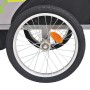 Remolque para bicicletas gris y verde 30 kg de vidaXL, Remolques para bicicletas - Ref: Foro24-91374, Precio: 174,00 €, Descu...