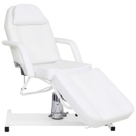 Camilla de masaje blanca 180x62x(87-112) cm de , Mesas de masaje - Ref: Foro24-110264, Precio: 468,37 €, Descuento: %