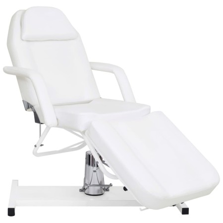 Camilla de masaje blanca 180x62x(87-112) cm de , Mesas de masaje - Ref: Foro24-110264, Precio: 468,37 €, Descuento: %