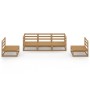 Muebles de jardín 5 piezas marrón miel madera maciza de pino de , Conjuntos de jardín - Ref: Foro24-3075392, Precio: 338,80 €...