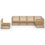 Muebles de jardín 6 piezas marrón miel madera maciza de pino de , Conjuntos de jardín - Ref: Foro24-3075587, Precio: 391,76 €...