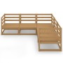 Muebles de jardín 5 piezas marrón miel madera maciza de pino de , Conjuntos de jardín - Ref: Foro24-3075727, Precio: 316,26 €...