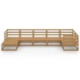 Muebles de jardín 7 piezas marrón miel madera maciza de pino de , Conjuntos de jardín - Ref: Foro24-3075697, Precio: 445,00 €...