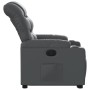 Sillón reclinable elevable cuero artificial gris en Sillones | Comprar online en Foru.es