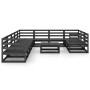 Juego de muebles de jardín 11 piezas madera maciza de pino de , Conjuntos de jardín - Ref: Foro24-3076003, Precio: 828,26 €, ...