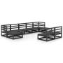 Juego de muebles de jardín 9 piezas madera maciza de pino de , Conjuntos de jardín - Ref: Foro24-3076088, Precio: 645,17 €, D...