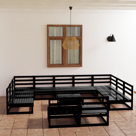 Juego de muebles de jardín 12 piezas madera maciza de pino de , Conjuntos de jardín - Ref: Foro24-3076178, Precio: 896,97 €, ...