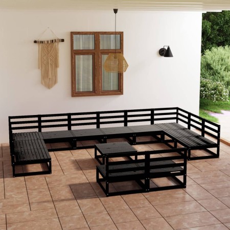Juego de muebles de jardín 13 piezas madera maciza de pino de , Conjuntos de jardín - Ref: Foro24-3076228, Precio: 966,02 €, ...