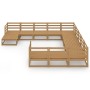 Juego de muebles de jardín 12 piezas madera maciza de pino de , Conjuntos de jardín - Ref: Foro24-3076057, Precio: 822,39 €, ...