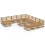 Juego de muebles de jardín 13 piezas madera maciza de pino de , Conjuntos de jardín - Ref: Foro24-3076062, Precio: 891,24 €, ...