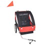 Remolque para bicicletas rojo y negro 30 kg de vidaXL, Remolques para bicicletas - Ref: Foro24-91371, Precio: 170,15 €, Descu...