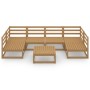Juego de muebles de jardín 7 piezas madera maciza de pino de , Conjuntos de jardín - Ref: Foro24-3076127, Precio: 468,55 €, D...