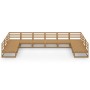 Juego de muebles de jardín 10 piezas madera maciza de pino de , Conjuntos de jardín - Ref: Foro24-3076152, Precio: 647,43 €, ...