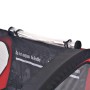 Remolque para bicicletas rojo y negro 30 kg de vidaXL, Remolques para bicicletas - Ref: Foro24-91371, Precio: 170,15 €, Descu...