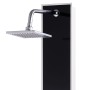 Panel de ducha de vidrio 18x42,1x120 cm negro de vidaXL, Boquillas de chorro para bañeras y duchas - Ref: Foro24-142991, Prec...