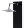 Panel de ducha de vidrio 18x42,1x120 cm negro de vidaXL, Boquillas de chorro para bañeras y duchas - Ref: Foro24-142991, Prec...