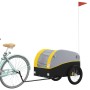 Remolque para bicicleta hierro negro y amarillo 45 kg de , Remolques para bicicletas - Ref: Foro24-94134, Precio: 87,29 €, De...
