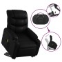 Sillón reclinable de masaje de pie cuero artificial negro en Sillones | Comprar online en Foru.es