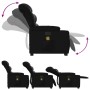 Sillón reclinable de masaje de pie cuero artificial negro en Sillones | Comprar online en Foru.es