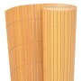 Valla de jardín de doble cara amarilla 90x300 cm de vidaXL, Paneles de vallas - Ref: Foro24-43624, Precio: 41,09 €, Descuento: %