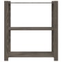 Estantería de 3 niveles madera maciza pino gris 80x38x90 cm de , Estanterías industriales - Ref: Foro24-373386, Precio: 49,96...