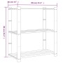 Estantería de 3 niveles madera maciza pino gris 80x38x90 cm de , Estanterías industriales - Ref: Foro24-373386, Precio: 49,96...