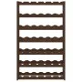 Wine rack for 42 bottles solid brown pine wood by , Wine racks - Ref: Foro24-373392, Price: 53,87 €, Discount: %