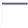 Toldo manual retráctil con LED azul y blanco 350x250 cm de , Toldos - Ref: Foro24-3055224, Precio: 417,72 €, Descuento: %
