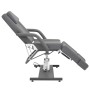 Sillón de salón de belleza cuero sintético gris 180x62x78 cm de , Sillones de masaje - Ref: Foro24-110269, Precio: 528,87 €, ...