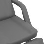 Sillón de salón de belleza cuero sintético gris 180x62x78 cm de , Sillones de masaje - Ref: Foro24-110269, Precio: 528,87 €, ...